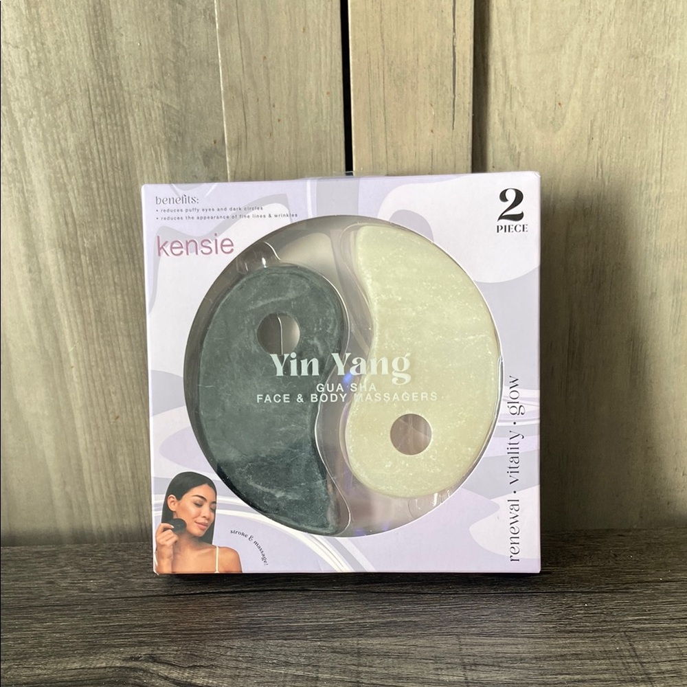 Kensie Yin Yang Gua Sha Face & Body Massagers New! - Picture 1 of 3